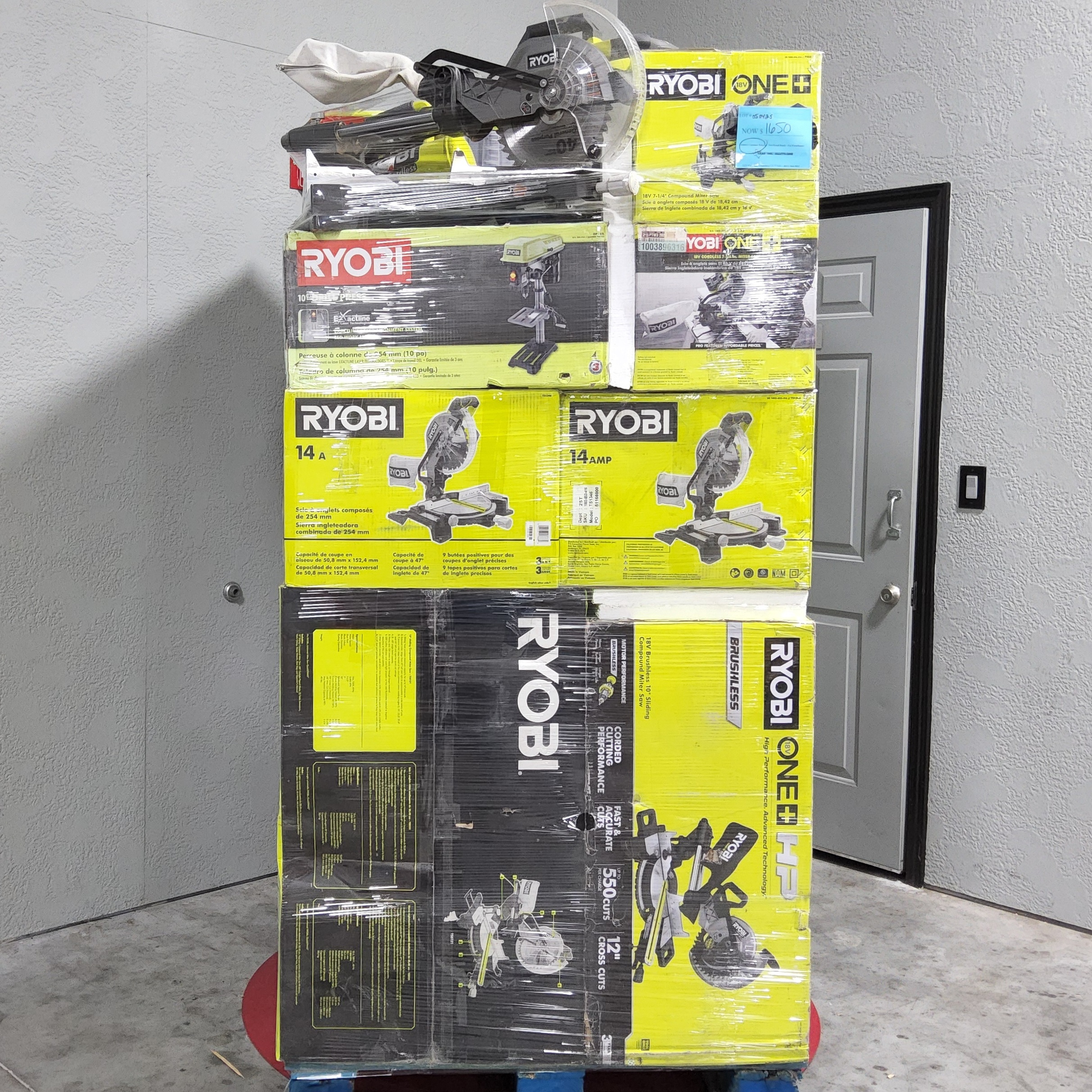 20250409_150607.jpg RYOBI TOOL PALLET – LOT ID: 050425 – AS-IS Untested Customer Returns - Image 1