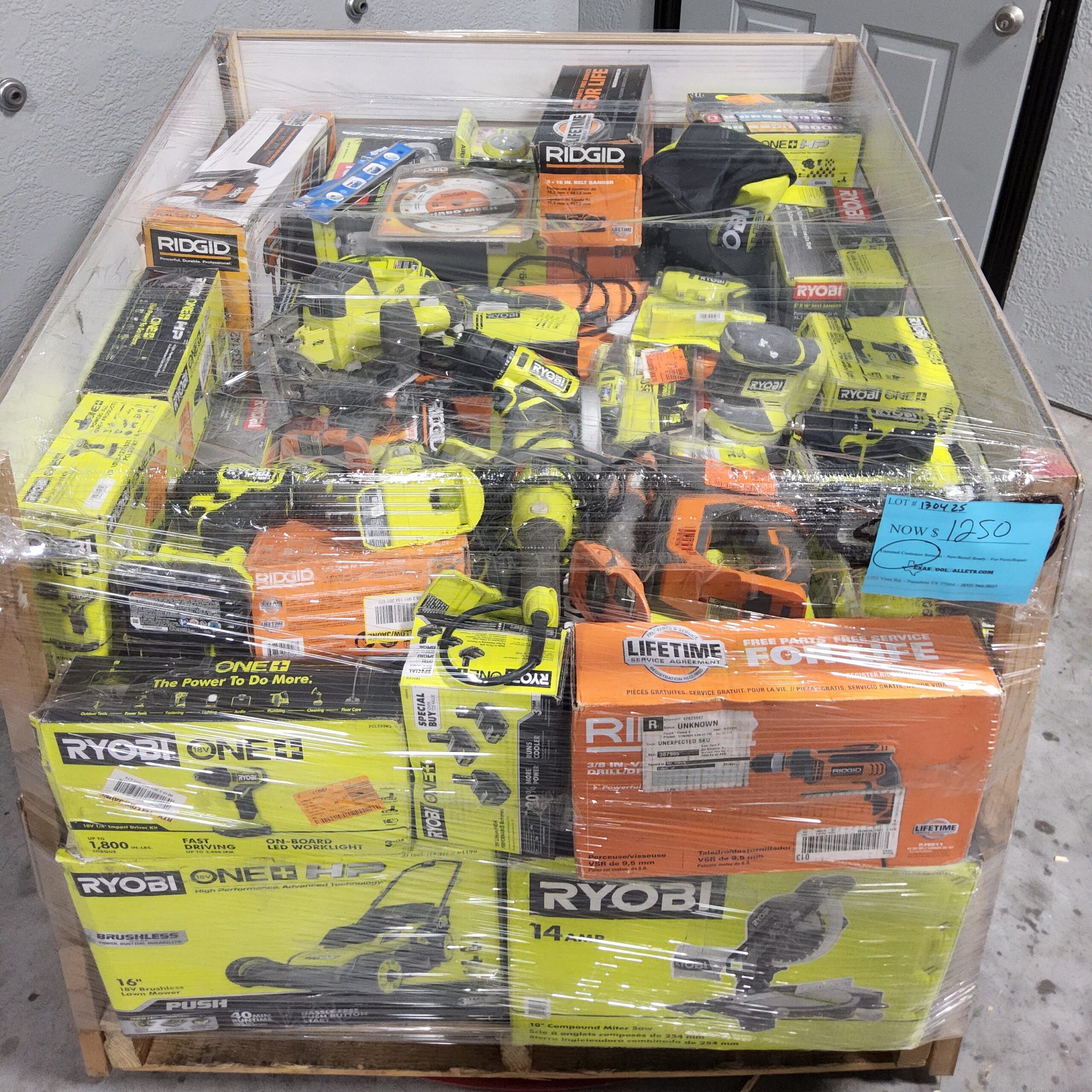 20250410_114458-scaled-1.jpg MIXED TOOL PALLET – LOT ID: 130425 – AS-IS Untested Customer Returns - Image 1