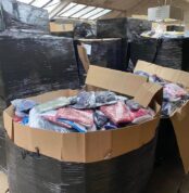 AMAZON named branded clothing pallets