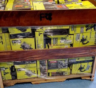 RYOBI TOOL PALLETS